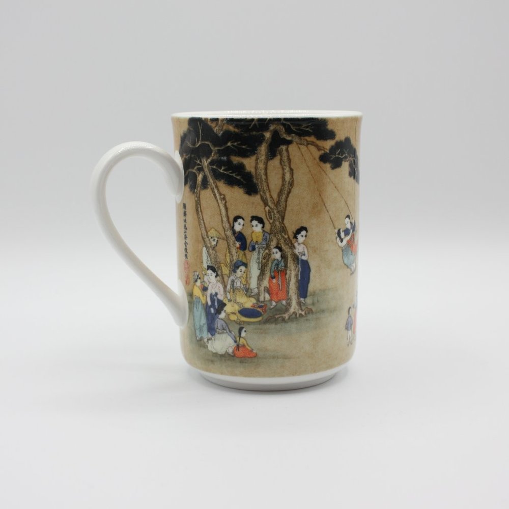 Hankook Super Strong High-Tech China "Swing" Theme Tea Coffee Mug Cup